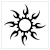 tribal sun pics tat